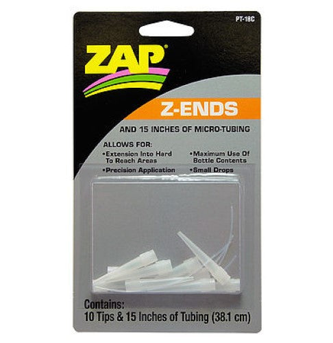Hobby Glue / Adhesive -Z Ends (10) & Teflon Tubing