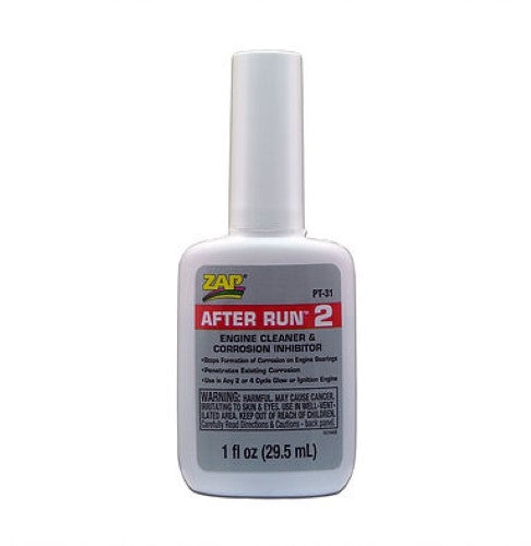 Premium 29.5ml after-run oil for RC models, prevents rust, corrosion, and ensures longevity and smooth operation.