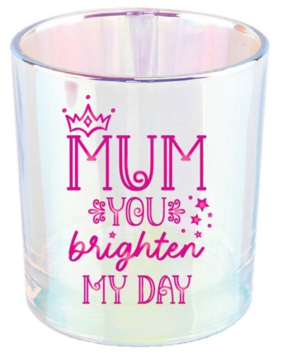 Single Wick Candle - Mum You Brighten My Day (9 X 8cm)