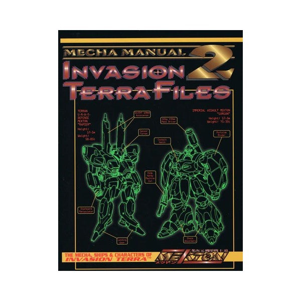 Mekton Zeta: Mecha Manual 2 - The Invasion Terra Files - RPG Book