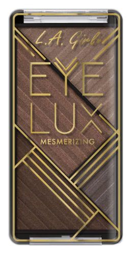 LA Girl Eyelux Eyeshadow - Socialize features 16 pigmented shades in matte, satin, and metallic finishes for versatile eye looks.