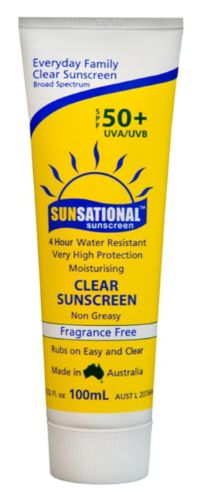 Sunsational 50+ Clear Sunscreen - 100ml