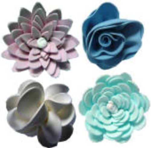 Flower Sponges Assorted Display - 20pcs