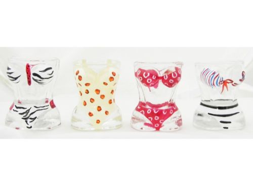 Bikini Shot Glasses Set 4