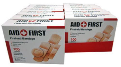 First Aid Plasters Mixed Sizes Display - 12pcs