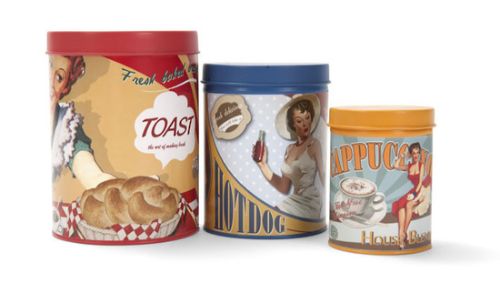Retro Canisters (Set Of 3)