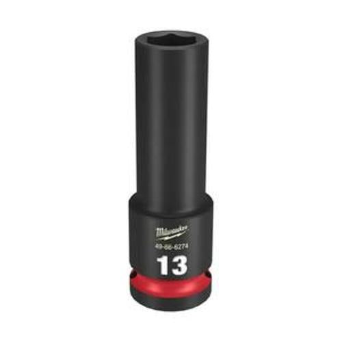 SHOCKWAVE Impact Socket 1/2 Inch Drive - Milwaukee 13mm Deep 6 Point 49666274
