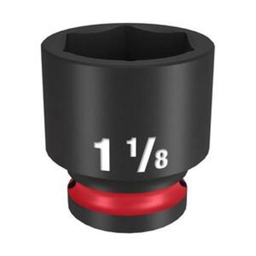 SHOCKWAVE Impact Socket 1/2 Inch Drive 1-1/8 Inch Standard 6 Point - Milwaukee