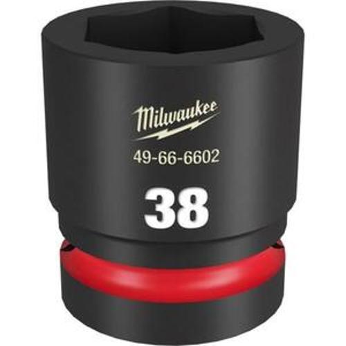 SHOCKWAVE Impact Socket - Milwaukee 1 Inch Drive 38mm Standard 6 Point