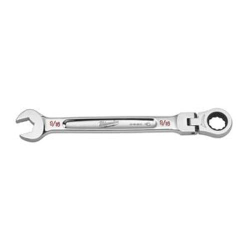Ratcheting Combination Wrench SAE Flex Head 9/16 Inch - Milwaukee