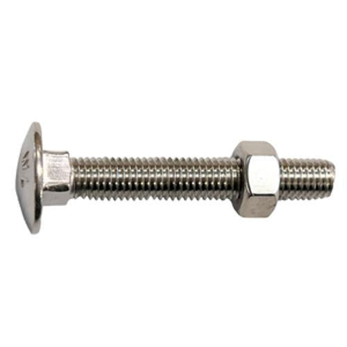Coach Bolt and Nut M12 - Ecko 90mm Stainless Steel T316 Grade each