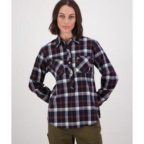 Egmont Shirt Pack Womens Navy Rust/Blush Size 14 - Swanndri