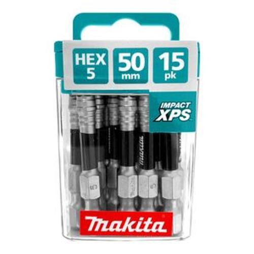 Impact XPS Hex Bit 5 x - Makita 50mm