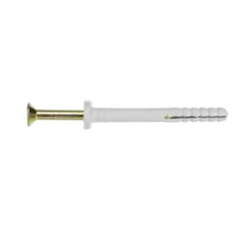 EasyDrive Countersunk Head Nylon Anchor M6 - Ramset 42mm Zinc Plated Pin 20 Pack