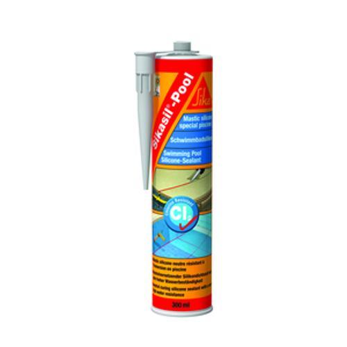 Sikasil Pool Wet Area Silicone Sealant Grey 300ml