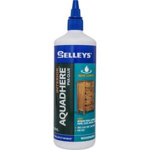 Aquadhere Interior Wood Glue PVA - Selleys 500ml