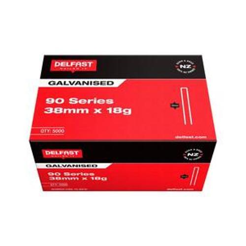 Staples 90 Series 38mm Galvanised 5000 Box FS-90/38 - Delfast