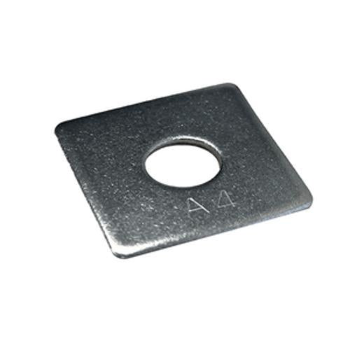 Square Washer SS Stainless Steel T316 grade M12 50mm sold as per each washer