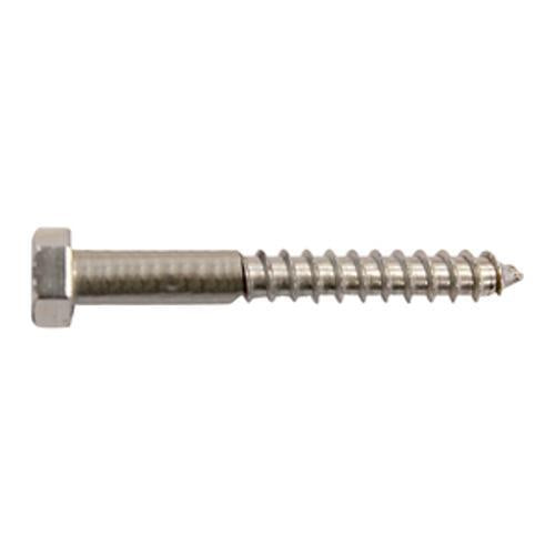 Coach Screw 12 x 150mm Hex Head T316 Stainless Steel - Ecko