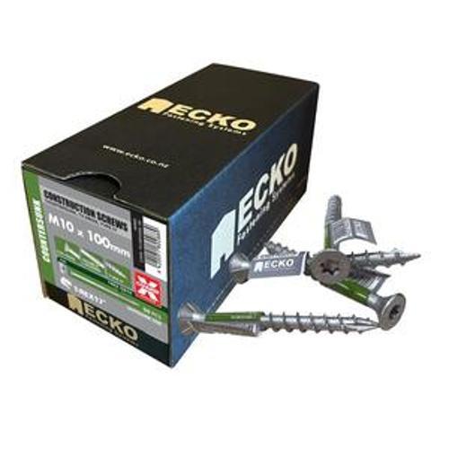 T-REX17 Construction Screw Countersink Head M10 - Ecko 100mm T50 XGuard 50 Pack