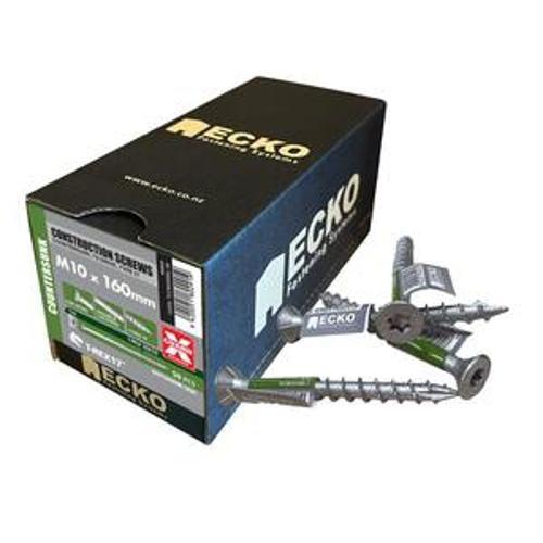 T-REX17 Construction Screw Countersink Head M10 - Ecko 160mm T50 XGuard 50 Pack