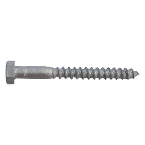 Coach Screw 10 x 150mm Hex Head 4.6 Galvanised Steel - Ecko