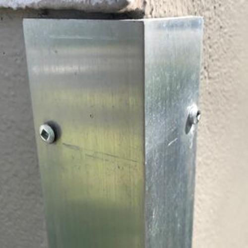 Dogbite Screw Anchor - ICCONS 50mm No 2 Square Zinc 100 Pack