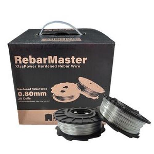Rebarmaster Hardened Rebar Wire - Ecko 0.80mm 20 Coils/Box