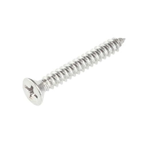 Metal Thread Screw 1/4 x 1 Inch Countersink Head Phillips Drive T302 Stainless