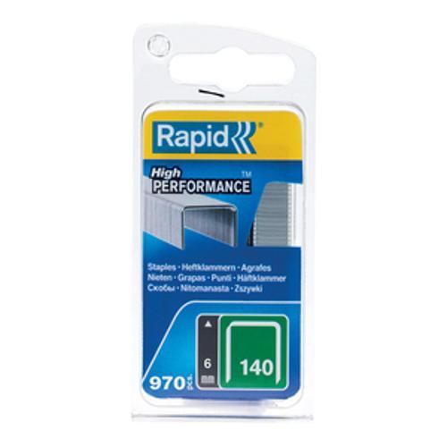 Tacker Staples 140/6 - RAPID 6mm Galvanised 970 Pack
