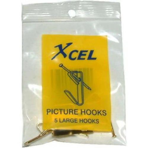 Single Picture/Mirror Hook Large 5 Pack - Xcel