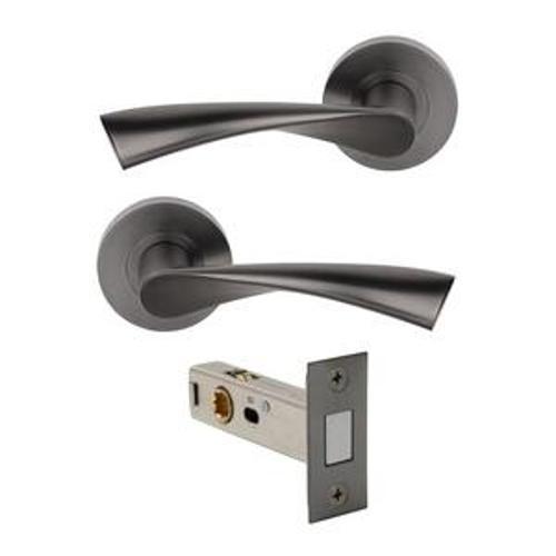 Futura Helix Passage Set Magnet Latch Graphite Nickel