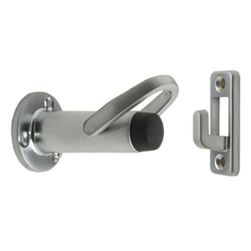 Doorstop/Holder Satin Chrome