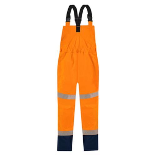 Stamina Eco Rain Bib Overtrouser Orange/Navy - Bison M