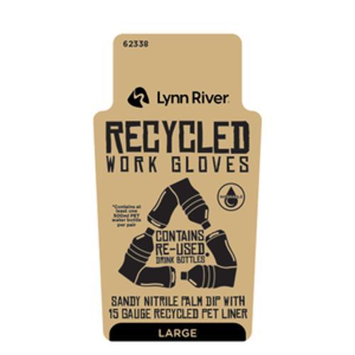 Recycled Work Gloves RPET - Lynn River 15g 2X-Large