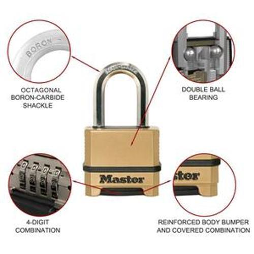 Combination Padlock - Master Lock 38mm Shackle