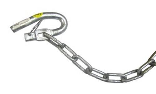 Spring Gate Fastener - Gartner 300mm Galvanised With Chain And Staple G4050