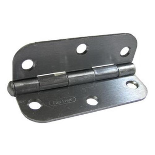 Radius Butt Hinge 90mm x 60mm Loose Pin Stainless Steel T304 - Gartner