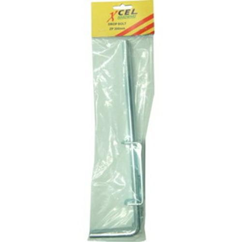 Drop Bolt Zinc Plated - Xcel 300mm Carded