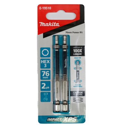IMPACT XPS Hex Bit 3 x - Makita 75mm 2 Pack