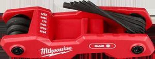 Folding Hex Key Set 9 Piece SAE - Milwaukee