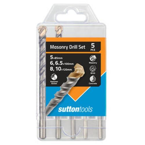 Masonry Drill Sets Standard Fixing Mixed 5 Piece Set - Sutton
