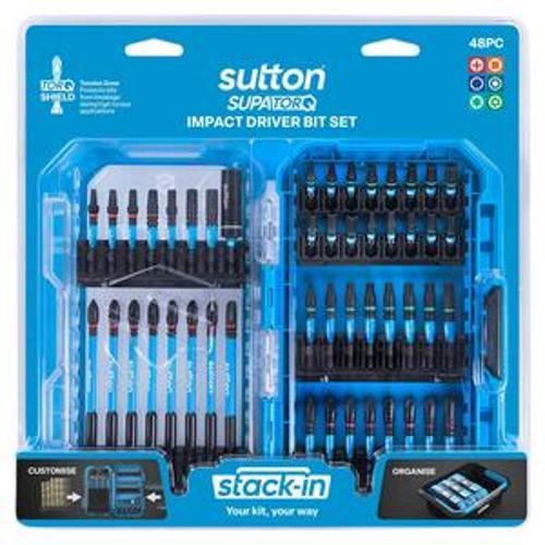 Stack In Screwdriver Bit Set 48 Piece - Sutton Tools