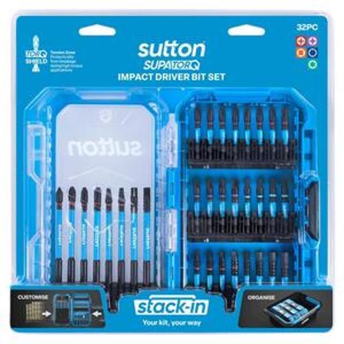 Stack In Screwdriver Bit Set 32 Piece - Sutton Tools