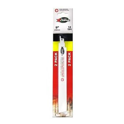 Xtreme Reciprocating Saw Blade 9x14T 2-Pack