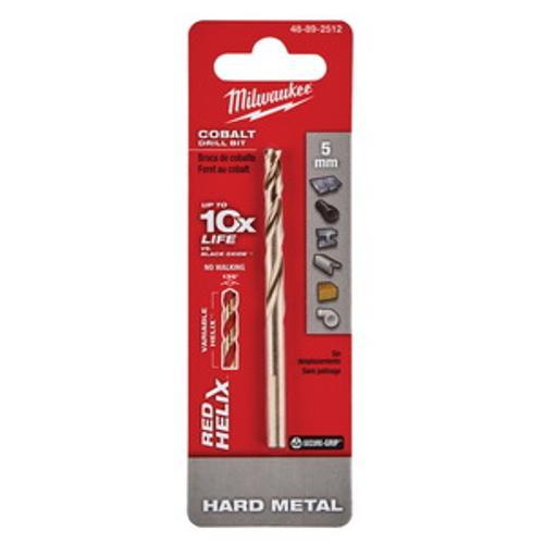 Red Helix Cobalt Drill Bit - Milwaukee 5mm