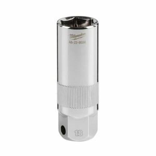 Spark Plug Socket 3/8 Inch Drive - Milwaukee 18mm