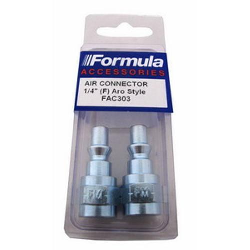 Connector 1/4 Inch Female Aero Style 2 Pk FAC303 - Formula
