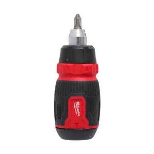 Ratcheting Compact Screwdriver Multi-Bit 8in1 - Milwaukee