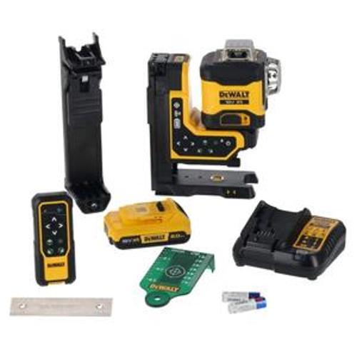 18V XR 3 x 360 Remote Control Laser Green DCLE34035D1-XE - DeWalt